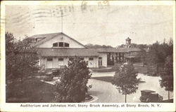 Auditorium And Johnston Hall, Stony Brook Assembly New York Postcard Postcard