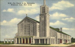 The Church Of The Assumption Wildwood Crest, NJ Postcard Postcard