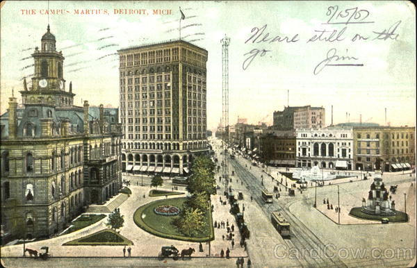 The Campus Martius Detroit Michigan