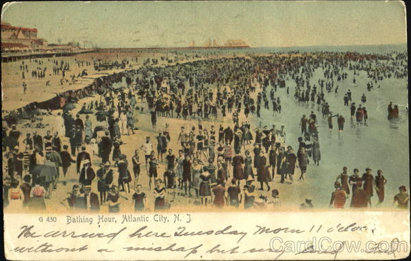 Bathing Hour Atlantic City New Jersey