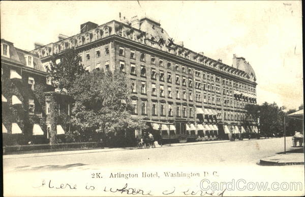 Arlington Hotel Washington District of Columbia Washington DC