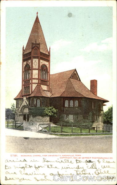 Memorial Chapel, Fisk University Nashville Tennessee