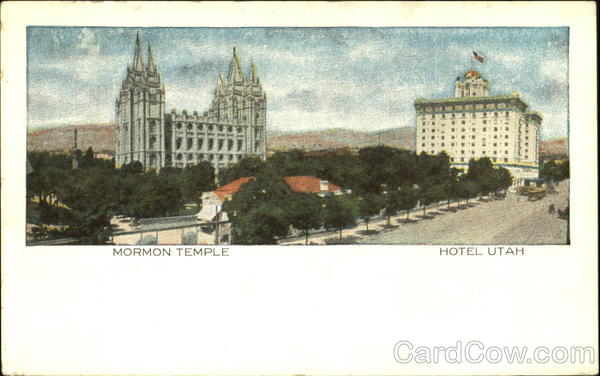 Mormon Temple Hotel Utah Salt Lake City