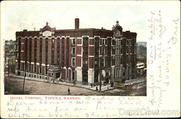 Hotel Throop Topeka Kansas