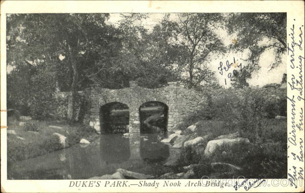 Duke's Park Shady Nook Arch Bridge Brooklyn New York