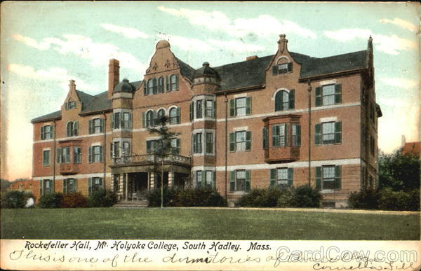 Rockefeller Hall, Mt. Holyoke College South Hadley Massachusetts