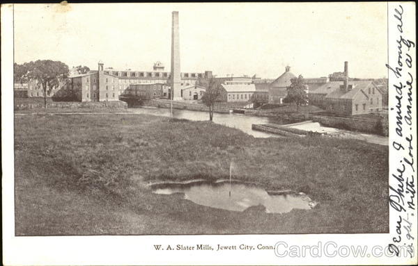 W. A Slater Mills Jewett City Connecticut