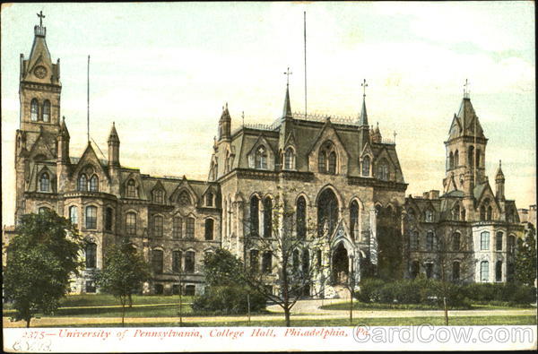 University Of Pennsylvania, College Halt Philadelphia