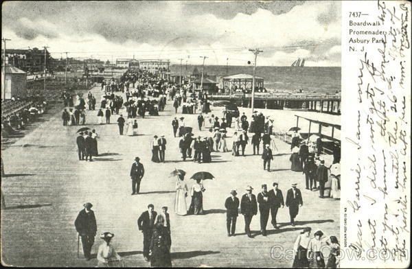 Boardwalk Promenaders Asbury Park New Jersey