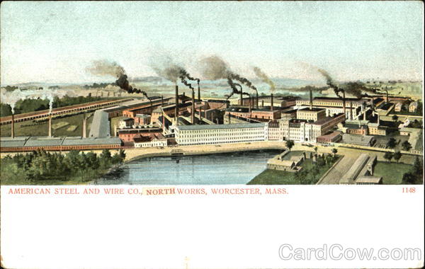 American Steel And Wire Co.,, North Works Worcester Massachusetts