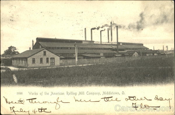 Works Of The American Rolling Mill Company Middletown Ohio