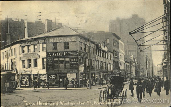 Turks Head And Westminster St Providence Rhode Island
