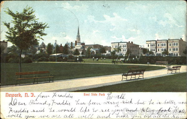 East Side Park Newark New Jersey