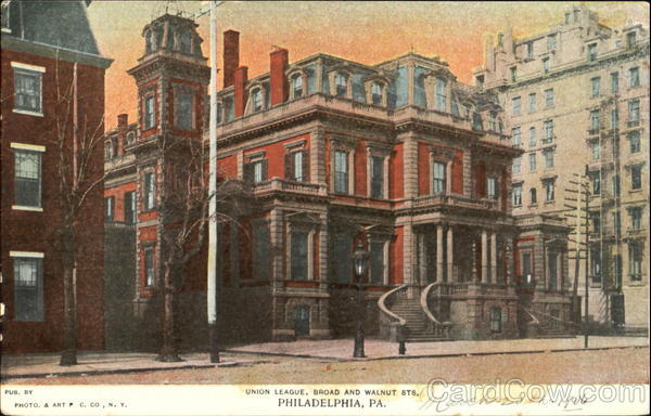 Union League, Broad And Walnut Sts Philadelphia Pennsylvania