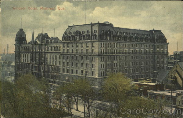 Windsor Hotel Montreal PQ Canada Quebec