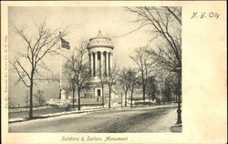 Soldiers & Sailors Monument Postcard