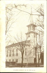State Street M. E. Church Bristol, RI Postcard Postcard