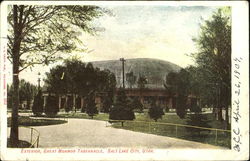 Exterior Great Mormon Tabernacle Postcard