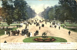 Central Avenue Belle Isle Park Postcard