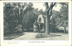 East Lodge, Wellesley College Postcard