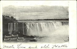 Canadian Falls Maid Of The Mist Postcard