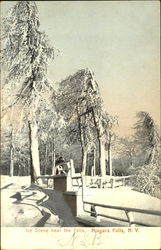 Ice Scene Near The Falls Postcard