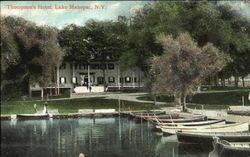 Thompson's Hotel Lake Mahopac, NY Postcard Postcard