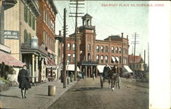 Railroad Place South Norwalk, CT Postcard Postcard