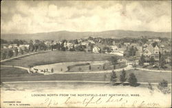 Looking North From The Northfield Postcard