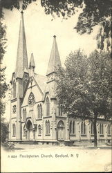 Presbyterian Church Bedford, NY Postcard Postcard