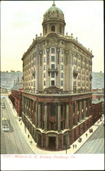 Wabash R. R. Station Postcard