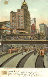 Underground R. R. And Brooklyn Bridge Terminal Postcard