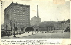 Union Station P. R. R Postcard