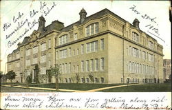 High School Newark, NJ Postcard Postcard