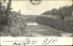 Bridge Near Grand Canyon-Yellowstone Park Grand Canyon National Park Postcard Postcard