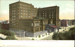 Majestic Apartment House Postcard