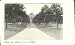 Swarthmore College Dome And Walk Postcard
