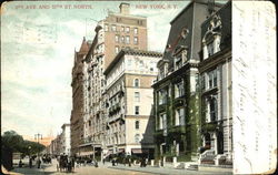 5Th Ave And 57Th St. North New York, NY Postcard Postcard