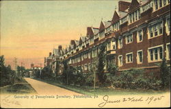 University Of Pennsylvania Dormitory Philadelphia, PA Postcard Postcard