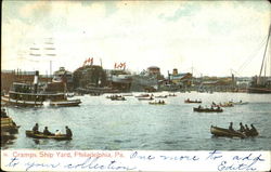 Cramps Ship Yard Postcard