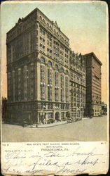 Real Estate Trust Building Postcard