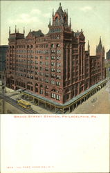 Broad Street Station Postcard