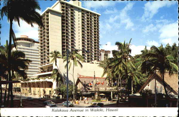 Kalakaua Avenue In Waikiki Hawaii