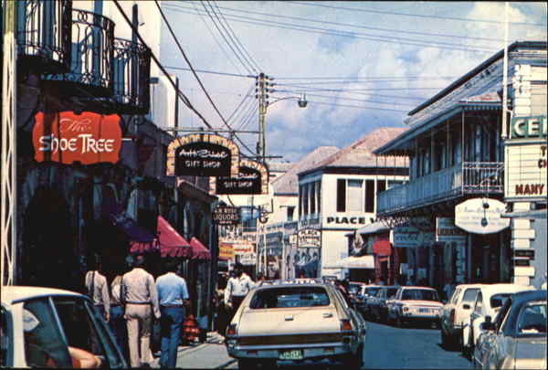 Main Street St. Thomas Virgin Islands Caribbean Islands