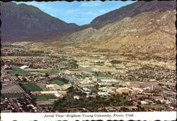 Aerial View Brigham Young University, Brigham Young University Provo Utah