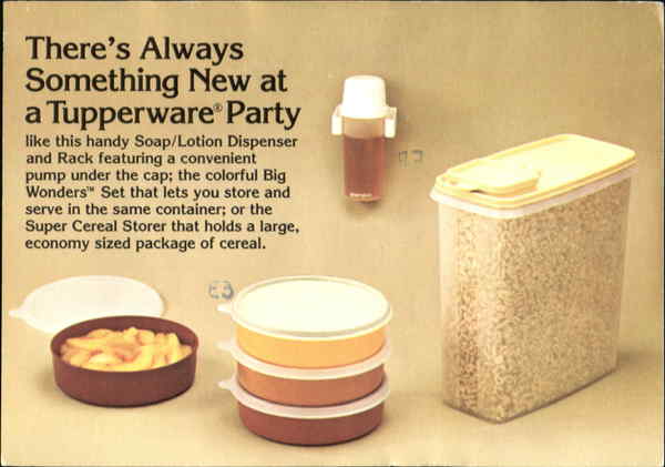 There's Always Something New At A Tupperware Party