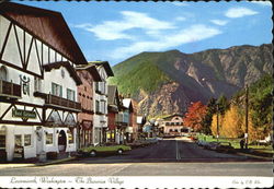 The Bavarian Village Leavenworth, WA Postcard Postcard