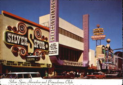 Silver Spur Horseshoe And Primadonna Clubs Postcard