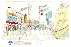 Louisiana 84 World Exposition New Orleans, LA Postcard Postcard