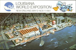 Louisiana 84 World Exposition New Orleans, LA Postcard Postcard